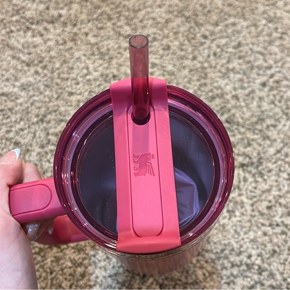 New Stanley Starbucks Berry Glitter 40 oz Quencher H2.0 Flowstate Tumbler - Picture 4 of 4